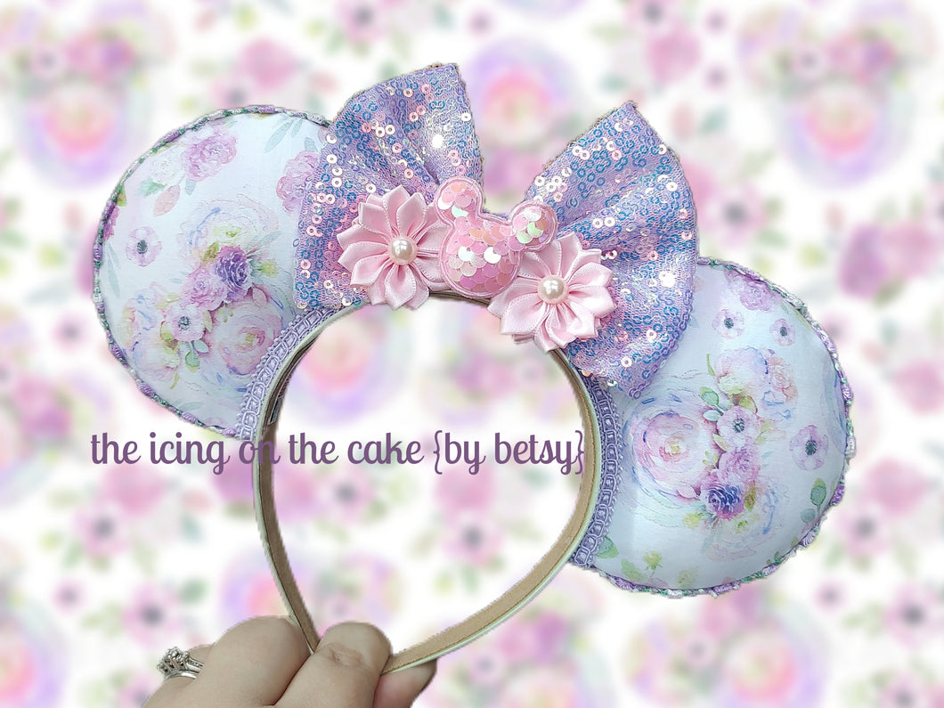 Spring Floral Ear Headband