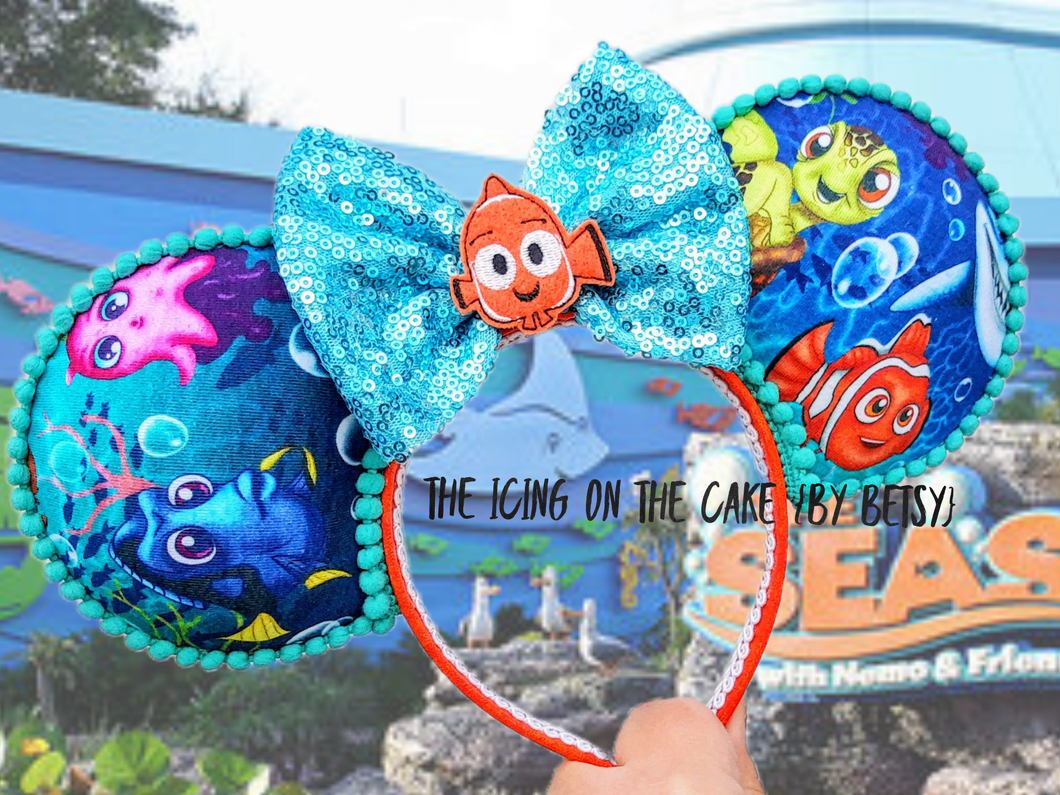 Just Keep Swimming Ear Headband